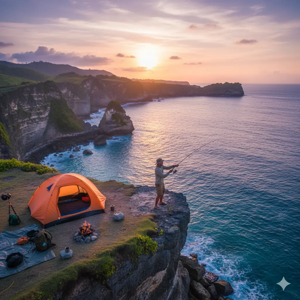Hook, Line, and Tent | The Ultimate Fishing and Camping Adventure in Nusa Penida